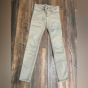 { hollister } khaki skinny jeans, sz 3